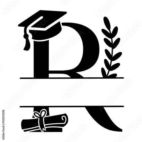 Teacher School Split Alphabet for personalised name