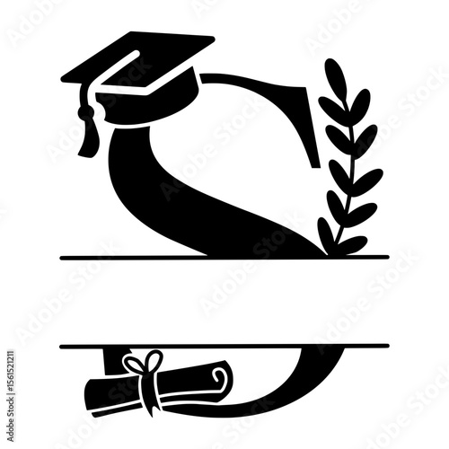 Teacher School Split Alphabet for personalised name
