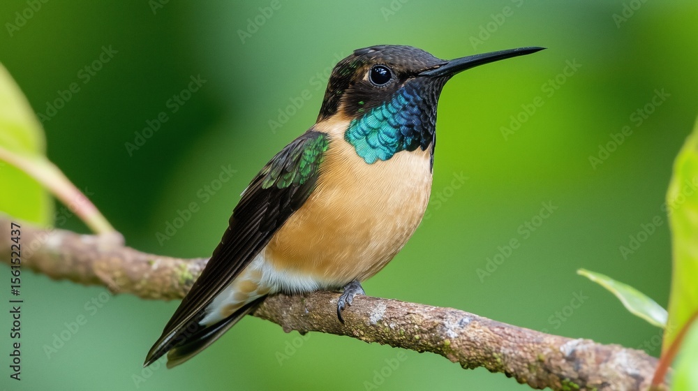Fototapeta premium Black-chinned Hummingbird
