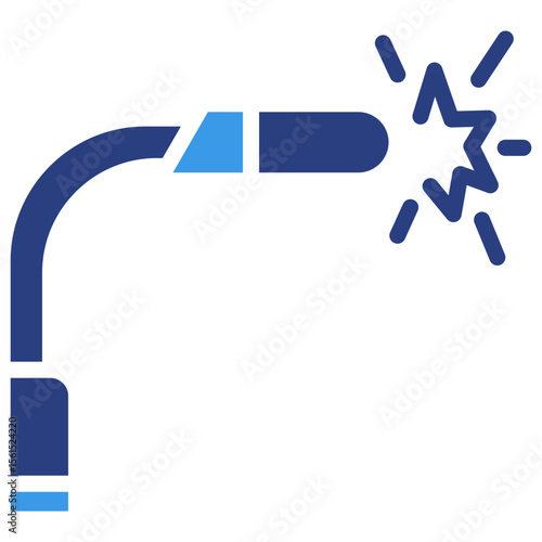 Welding Torch  Icon Element For Design