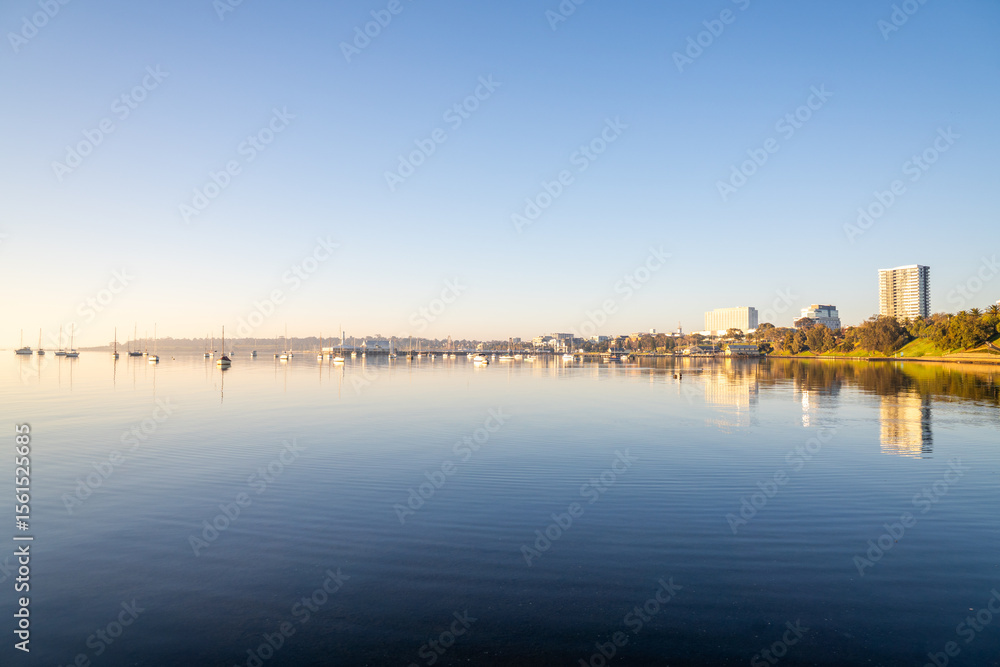 Fototapeta premium Geelong city view, Victoria