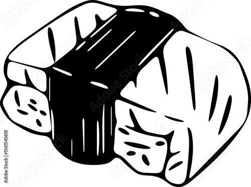 Salmon Hand Roll Icon