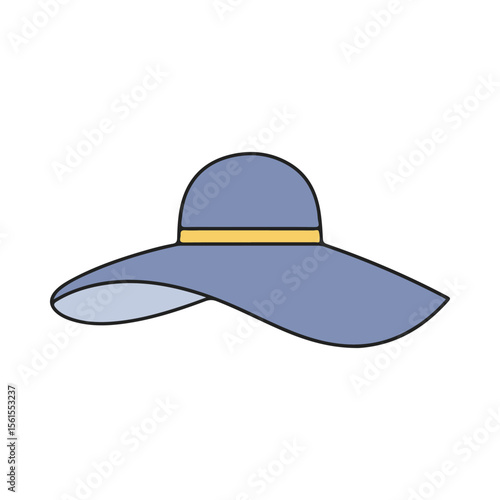 Summer beach Vector Icons – Beach Hat icon, suitable for digital use icons