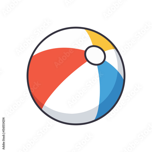Summer beach Vector Icons – Beach Ball icon, suitable for digital use icons