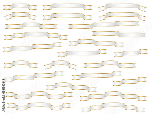 リボン、6白、緩縁2