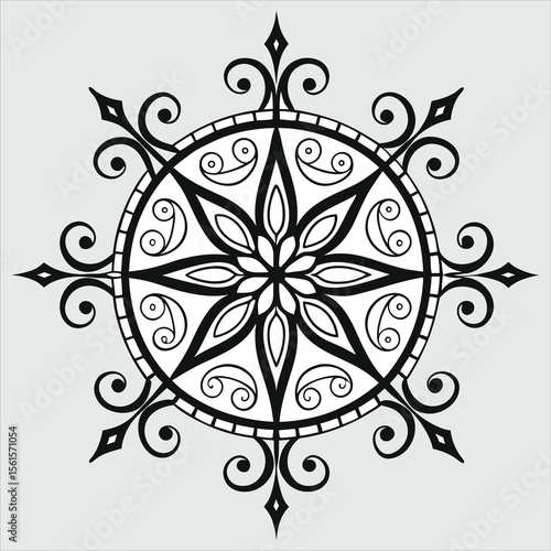  Vector doodle mandala . Ornamental luxury mandala Mandala Line Illustration . various mandala . Mandala Pattern Designs . Henna mandala. Mehndi style. Decorative pattern in oriental style.