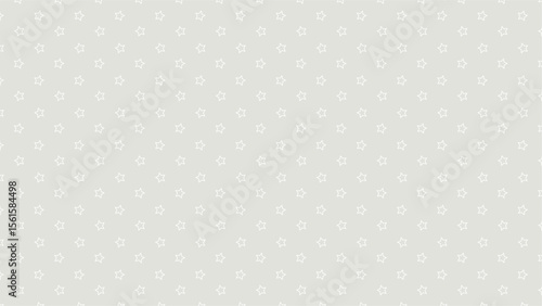 Minimal seamless white star outline pattern on soft grey background. Perfect for baby shower invitations, nursery prints, wrapping paper, kids room decor, and modern stationery.