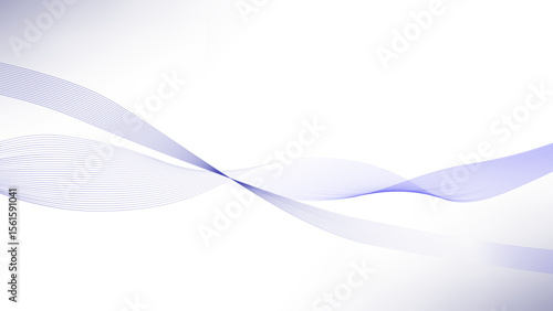 Abstract blue white wave pattern background design elegant smooth flowing