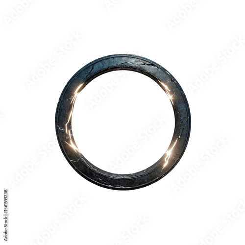 Glowing Stone Ring Portal - Fantasy Frame Element