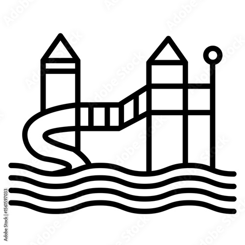 Water Slide Icon
