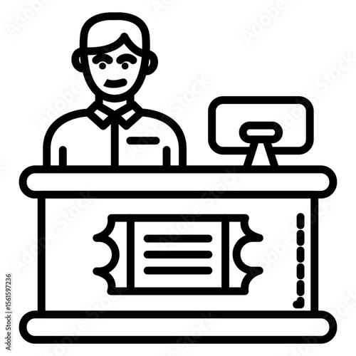 Ticket Counter Icon