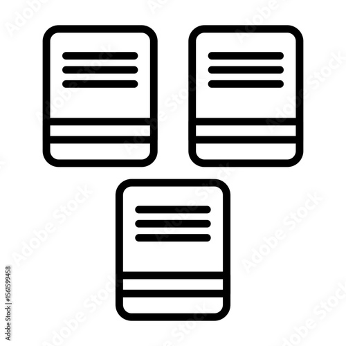 Bending Picture Transparent Text Icon
