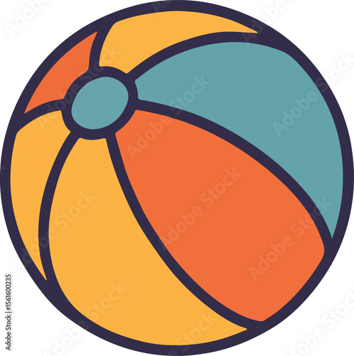 Colorful Beach Ball 