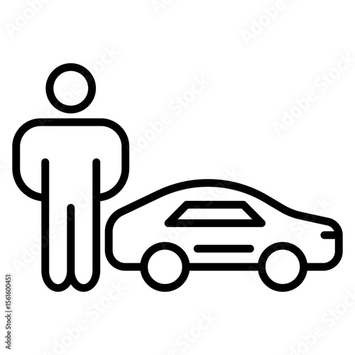 Car Salesman Icon