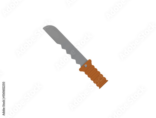 survival knife icon 3d illustration render