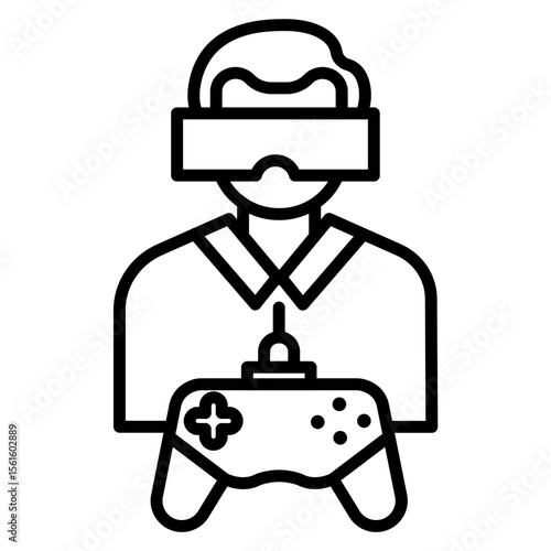 Game Modder Male Icon