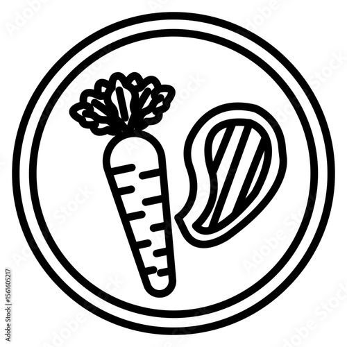 Paleo Diet Icon