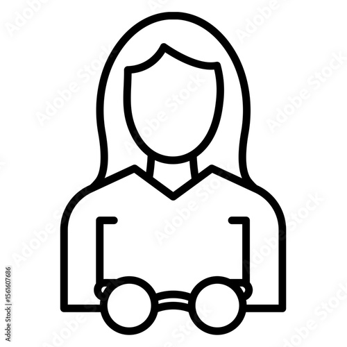 Optician Female Icon