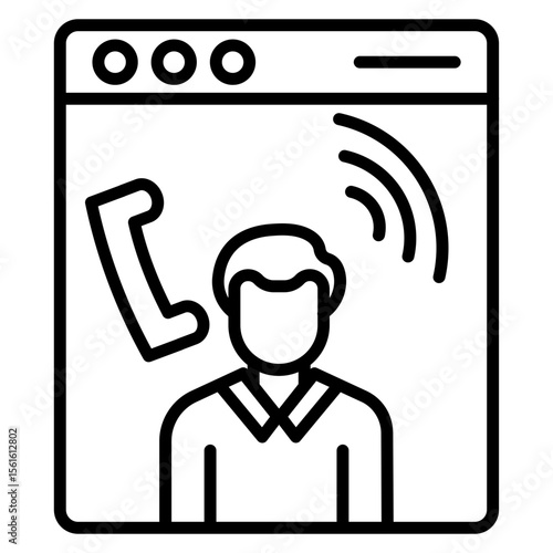 Employment Online Service Icon