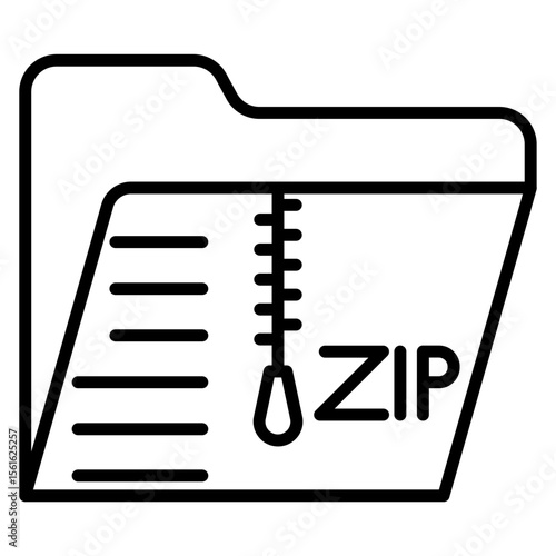 Zip Files Icon