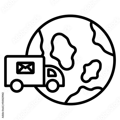 International Shipment Icon