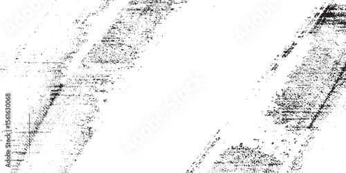 Dirty or dust film grain speck grit grunge overlay on white background grain dot white paper noise texture with distress effect vector illustration pattern background.