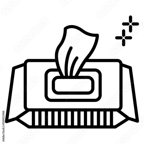 Sanitizing Wipes Icon
