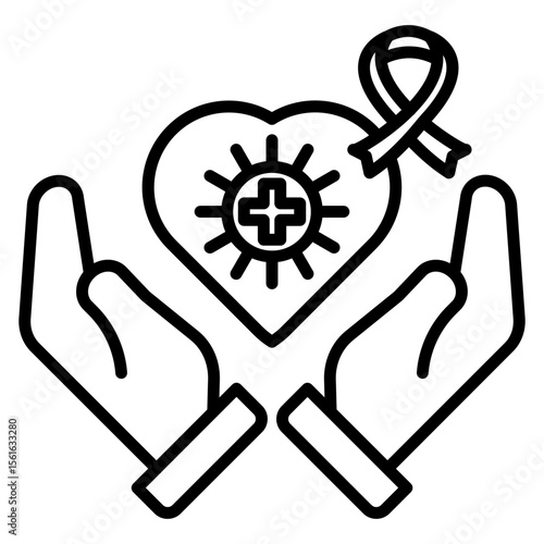 Cancer Support Icon