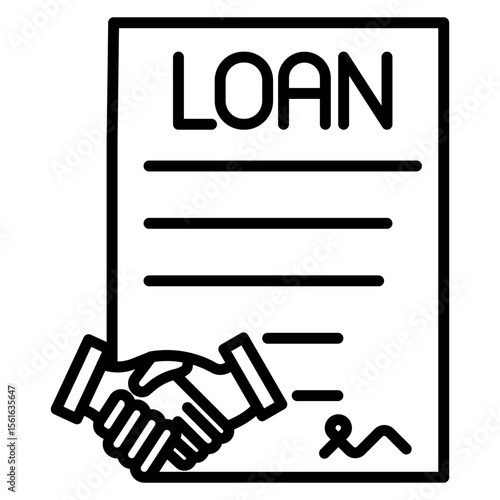 Loan Agreement Icon