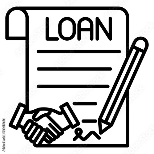 Loan Agreement Icon