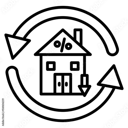 Loan Refinance Icon