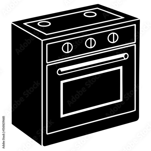 modern kitchen stove