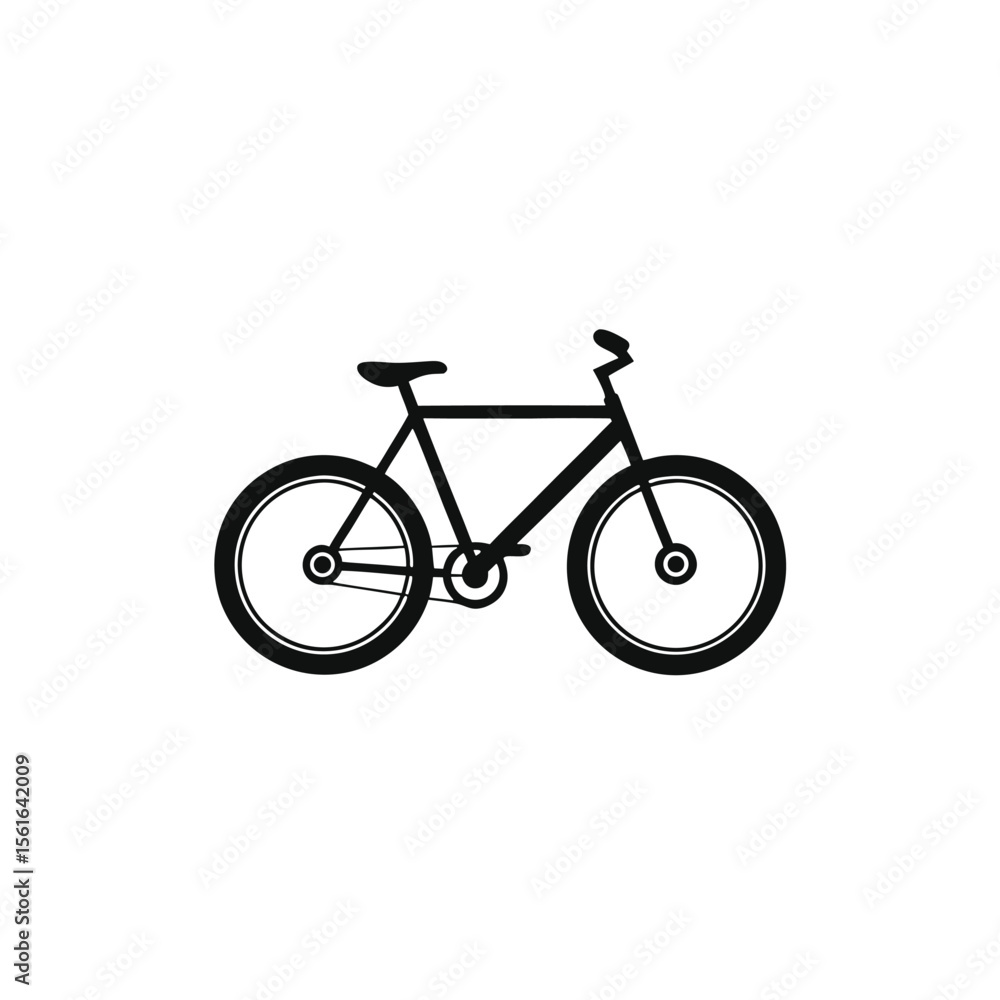 bicycle on white background bicycle on white background