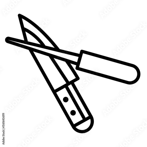 Sharpening Knife Icon