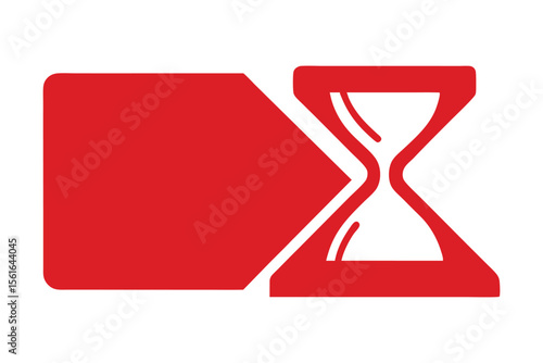 Hourglass Icon with Bold Act Fast Banner