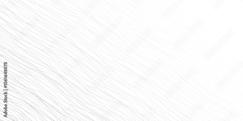 Obraz premium Set of wavy horizontal lines. Vector design element. vector