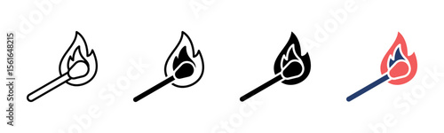 Matches icon sheet multiple style collection