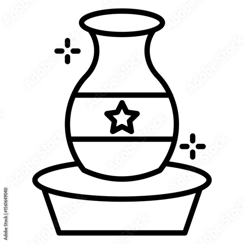Pottery Wheel Icon