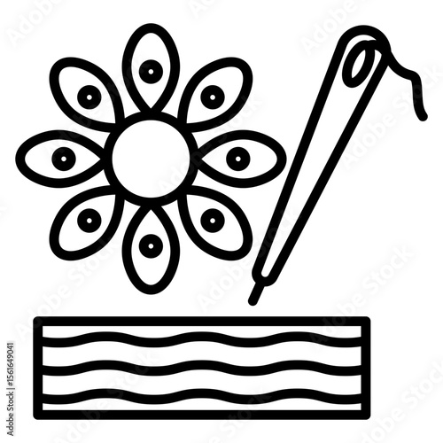 Quilling Strips Icon