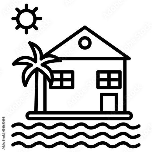 Beach House Icon