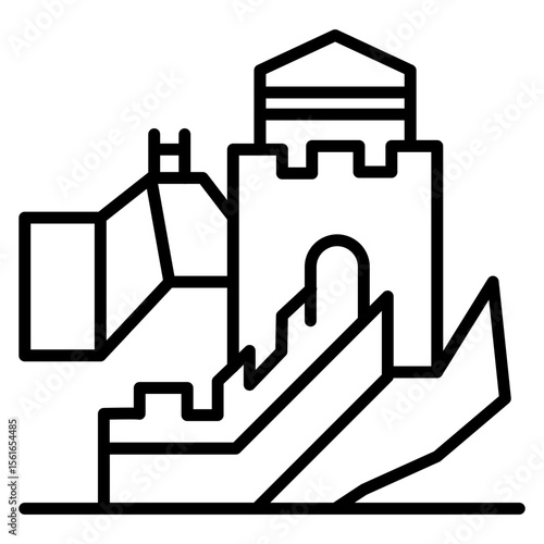 Great Wall of China Icon