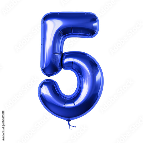 Blue Balloon Number five