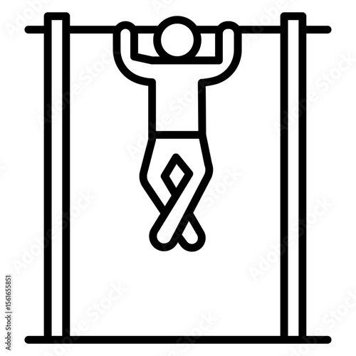 Chin Ups Icon