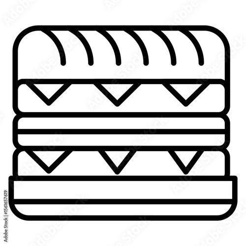 Cuban Sandwich Icon