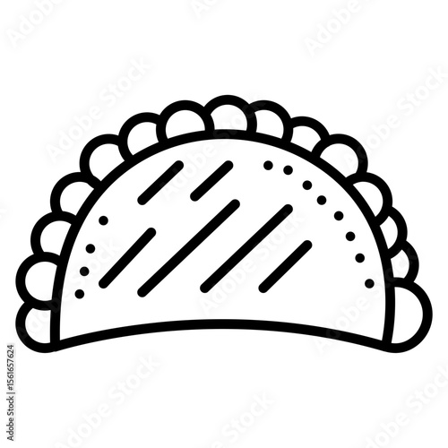 Empanada Icon