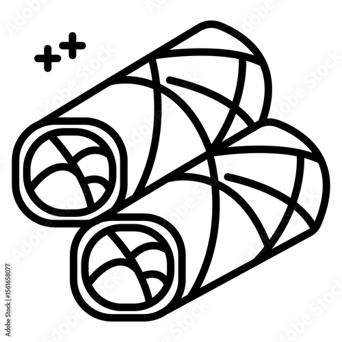 Spring Rolls Icon