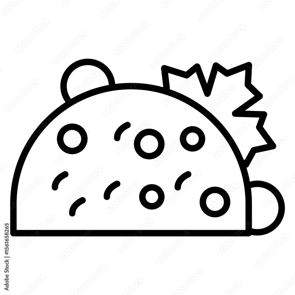 Obraz premium Tacos Icon