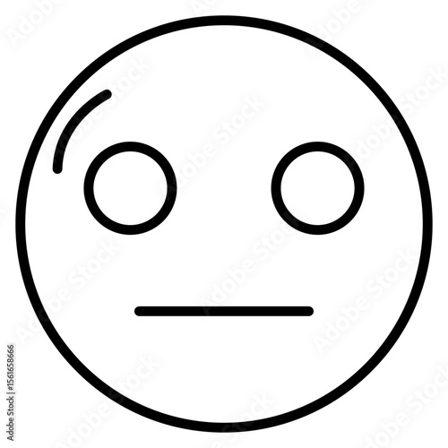 Expressionless Face Icon