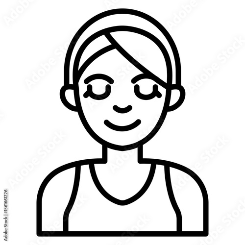 Athlete Female Icon