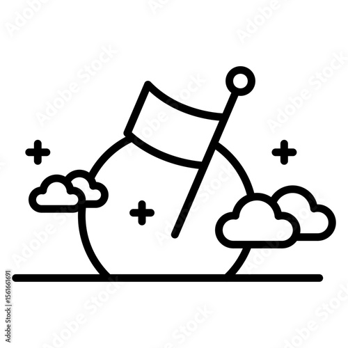 Goal Flag Icon